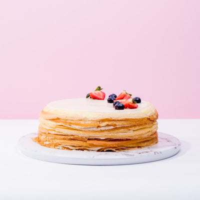 Madagascar Vanilla Mille Crepe cake_millecrepe Junandus (Penang) - CakeRush