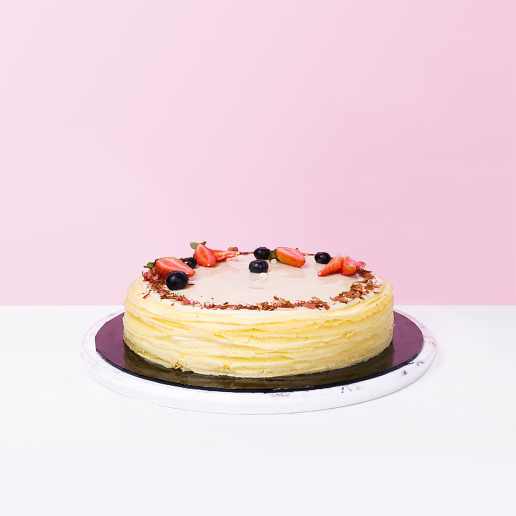 Greek Yogurt Vanilla Mille Crepe Cake cake_millecrepe Cake Hub - CakeRush