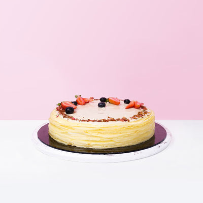 Greek Yogurt Vanilla Mille Crepe Cake cake_millecrepe Cake Hub - CakeRush