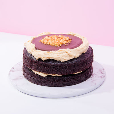 Peanut Butter Chocolate Cake cake September Bakes - CakeRush