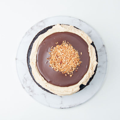 Peanut Butter Chocolate Cake cake September Bakes - CakeRush