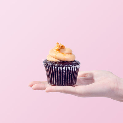 Salted Peanut Butter Cupcakes (6-12 Pieces) cupcake Huckleberry - CakeRush