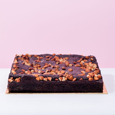 Sea Salt Almond Brownies brownie BROWNIESBAR - CakeRush