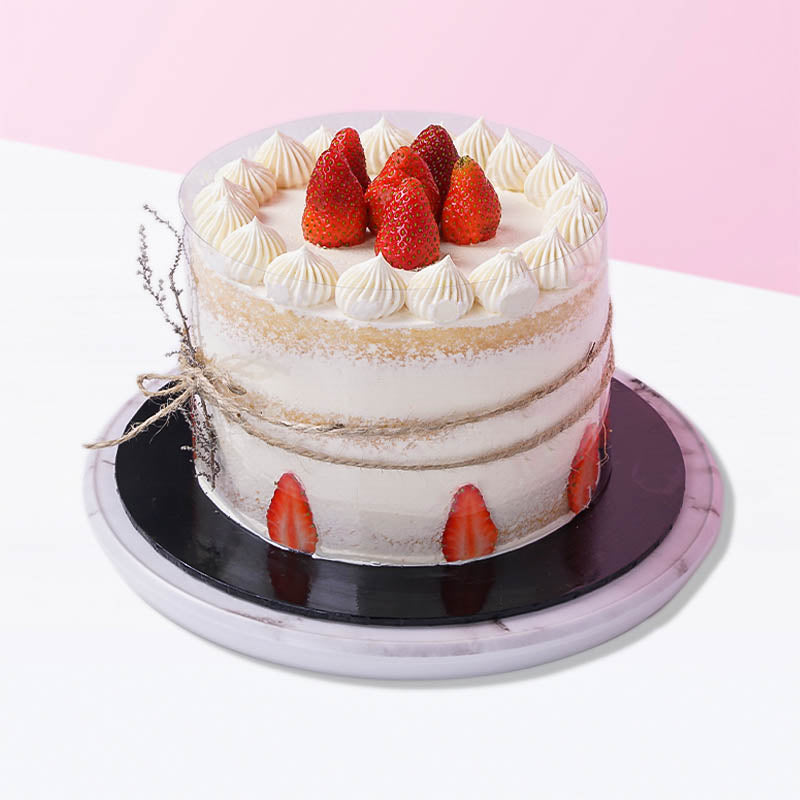 Alternative view of Strawberry Vegan Cake