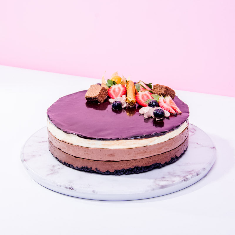 Alternative view of Triple Chocolate Cheese Cake