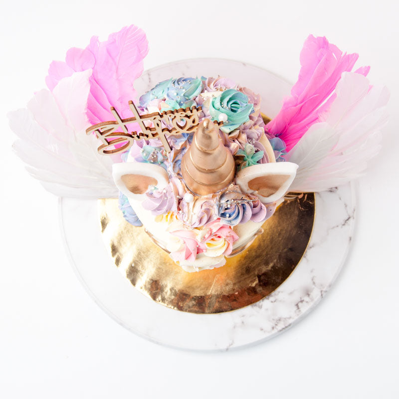 Alternative view of Unicorn Wing Cake