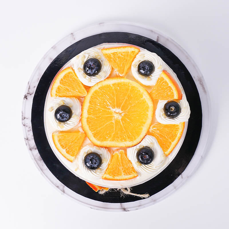 Alternative view of Valencia Orange Vegan Cake