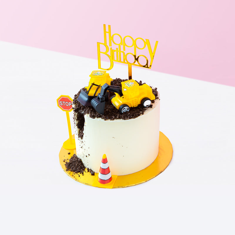 Alternative view of Work in Progress Construction Cake