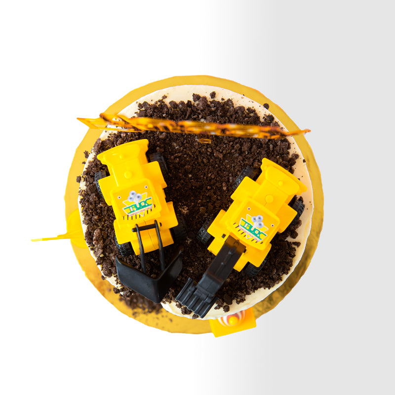 Alternative view of Work in Progress Construction Cake