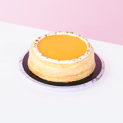 Summer Mango Mille Crepe Cake cake_millecrepe Yippii Gift Cake - CakeRush