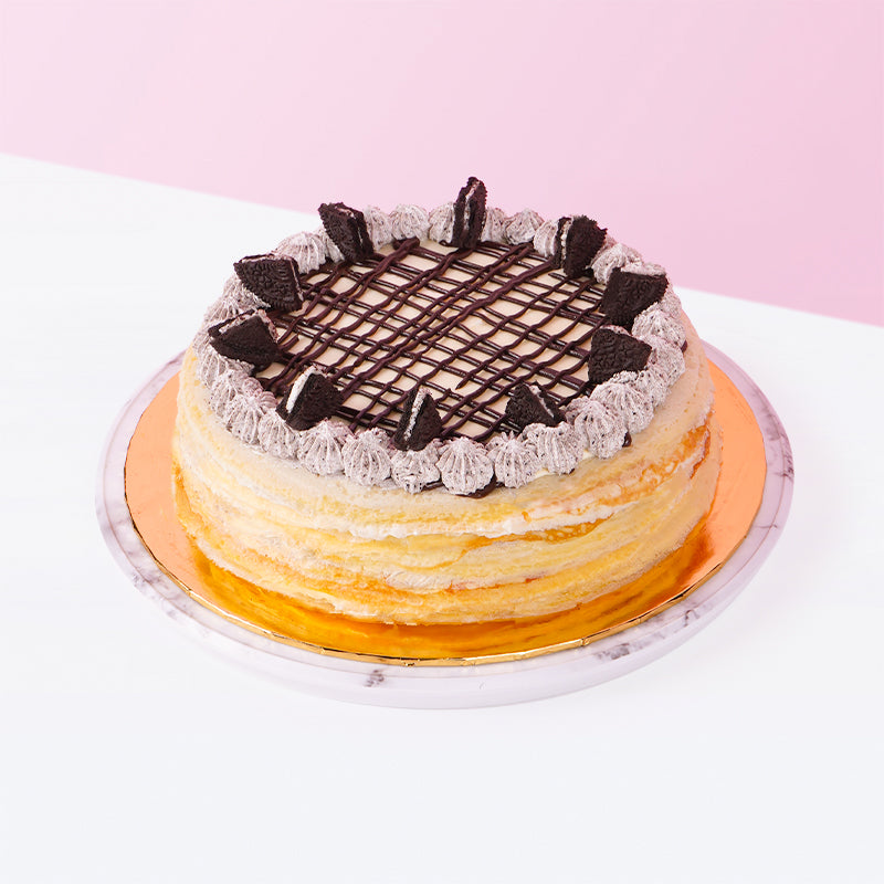 Alternative view of Oreo Wizard Mille Crepe Cake