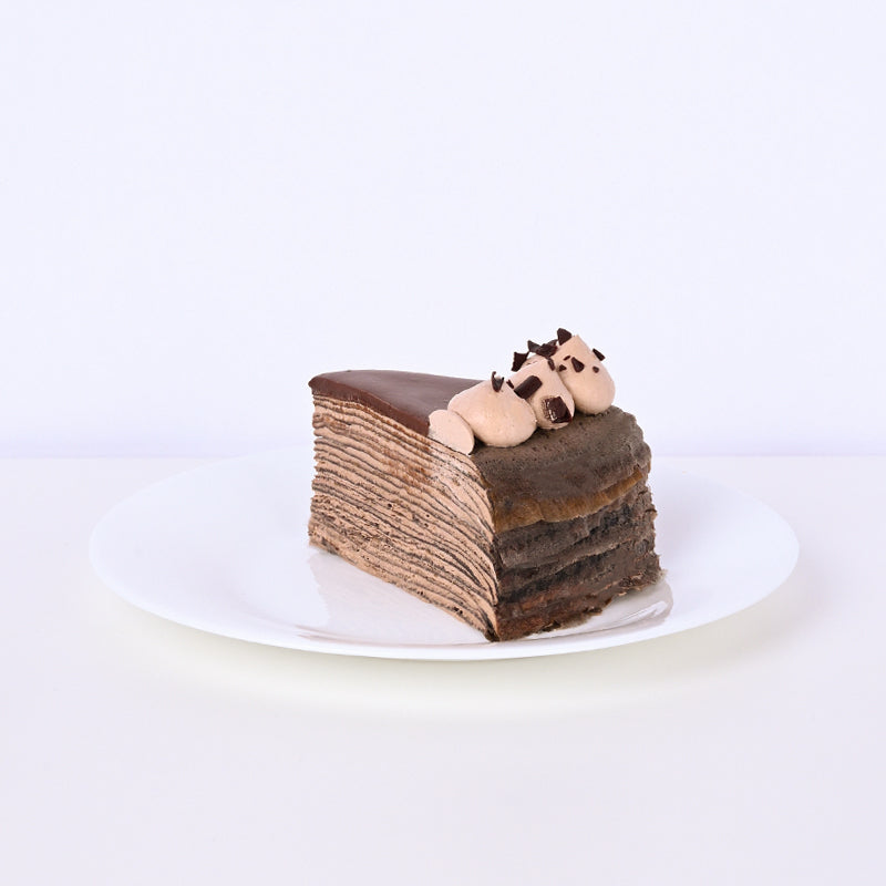 Alternative view of Divine Dark Chocolate Mille Crepe Cake