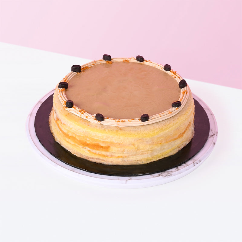 Alternative view of Classic Tiramisu Mille Crepe Cake
