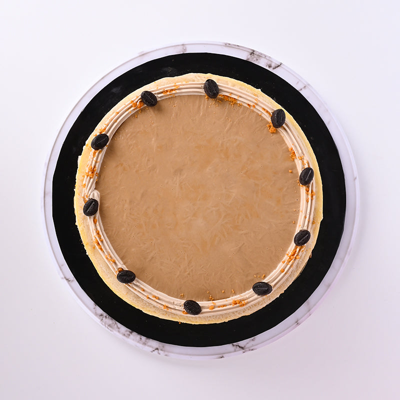 Alternative view of Classic Tiramisu Mille Crepe Cake