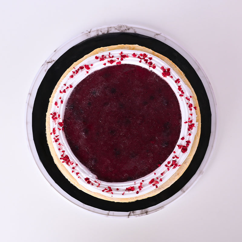 Alternative view of Double Mix Berries Mille Crepe Cake