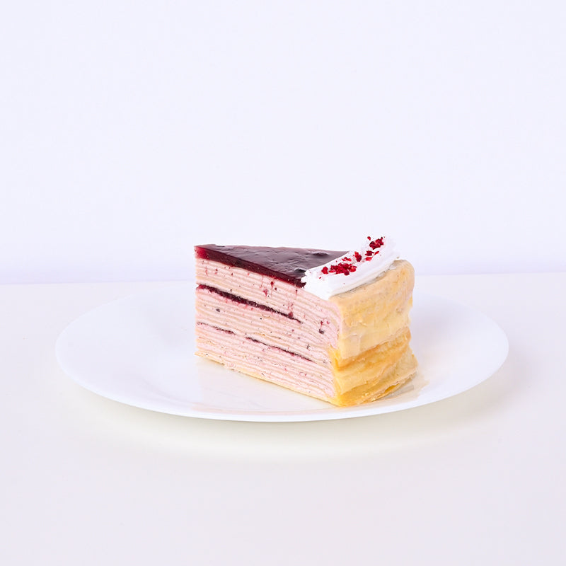 Alternative view of Double Mix Berries Mille Crepe Cake