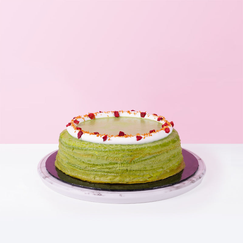 Ī Kaori Matcha & Red Bean Mille Crepe Cake cake_millecrepe Yippii Gift Cake - CakeRush