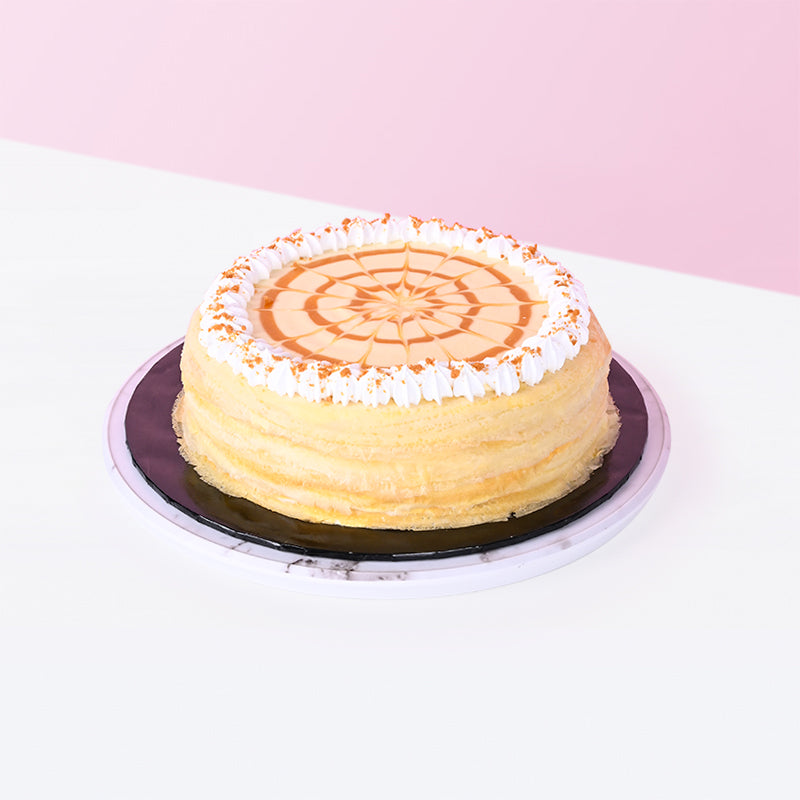 Alternative view of Luscious Salted Caramel Mille Crepe Cake