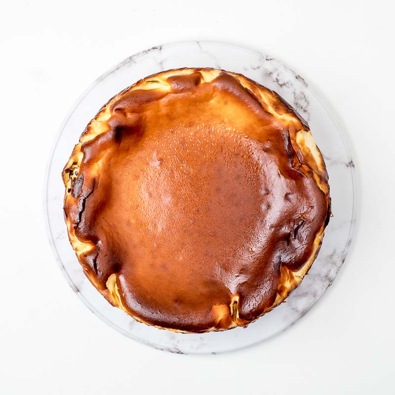 Alternative view of Basque Burnt Cheesecake