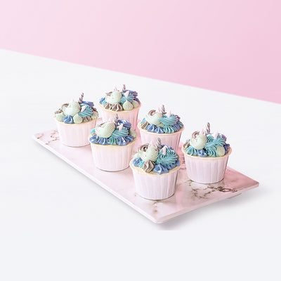 Blue Unicorn (6 Pieces) cupcake The Buttercake Factory - CakeRush
