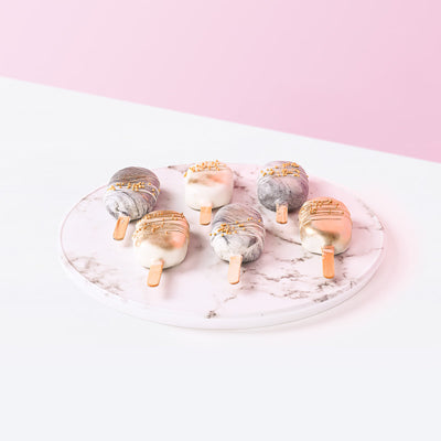 Golden Marble (6 Pieces) Cake pops The Buttercake Factory - CakeRush