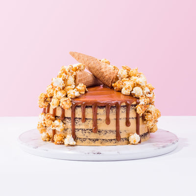 Popcone Cake (Salted Caramel Chocolate) cake Ennoble - CakeRush